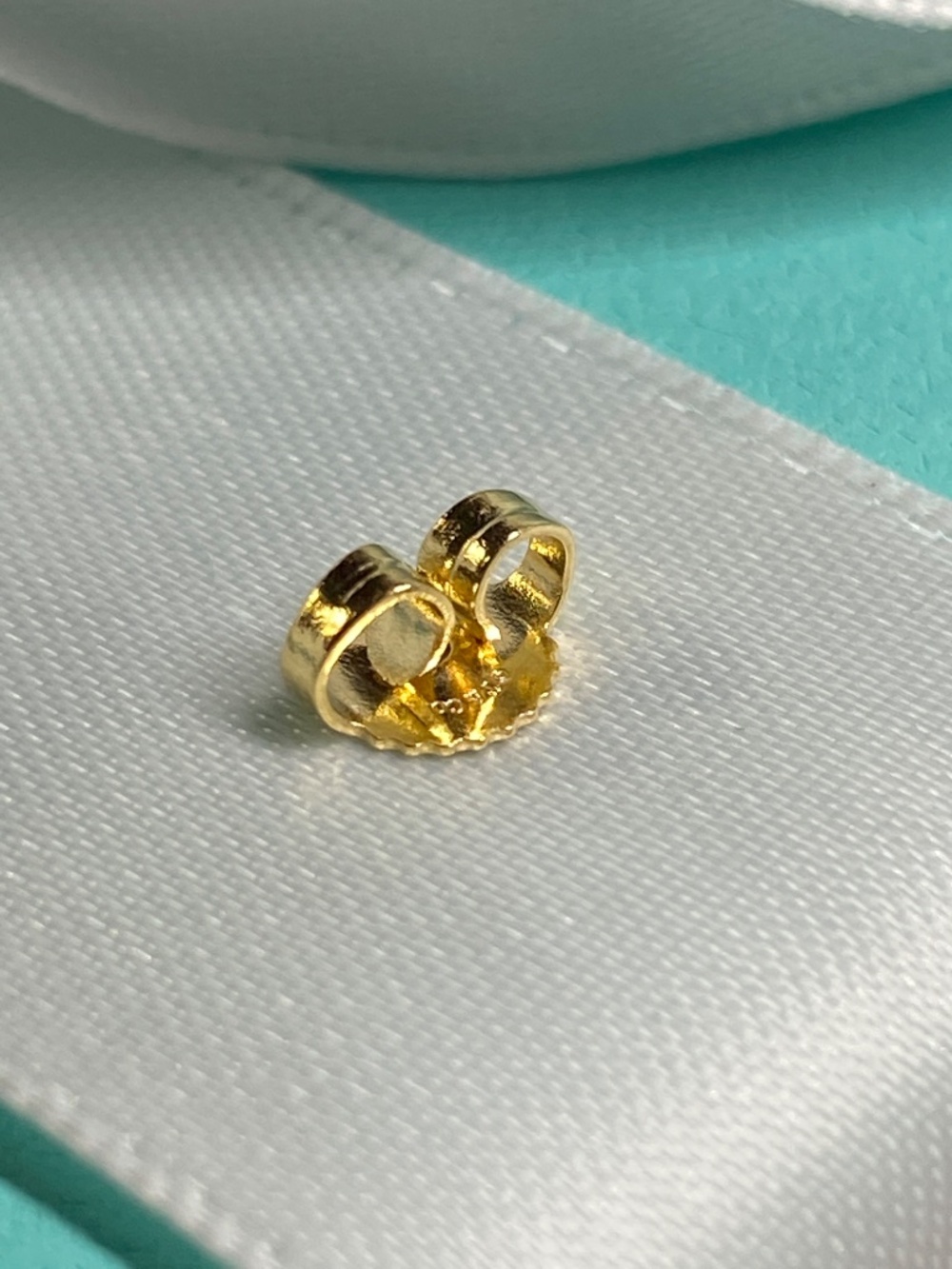 New Tiffany & Co. 18K Yellow Gold Earring Back AUTHENTIC - Picture 2 of 5